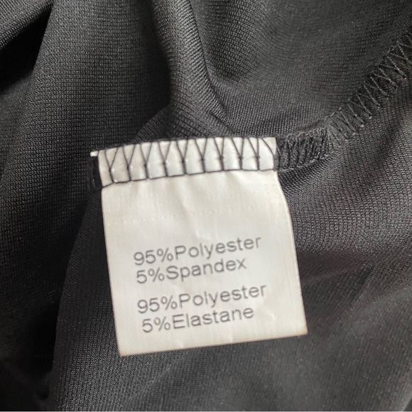 Jasambac Black Off Shoulder Formal Dress Women’s Size Medium Pockets - Picture 5 of 11